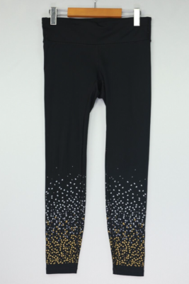 Gap Fit Blackout Leggings Womens Size S 4/27 6/28 Black Yoga Pants Ombre