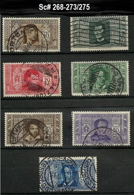 Italy Stamps Sc#248-54/258-63/265-73/75/413-18 Used #MP2562A