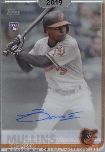 2019 Topps Clearly Authentic Autographs - Cedric Mullins #CAA-CM
