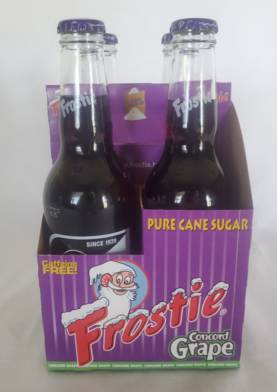 Frostie Grape Caffeine-Free Soda,  4 Pack - 12 fl. oz. Bottles