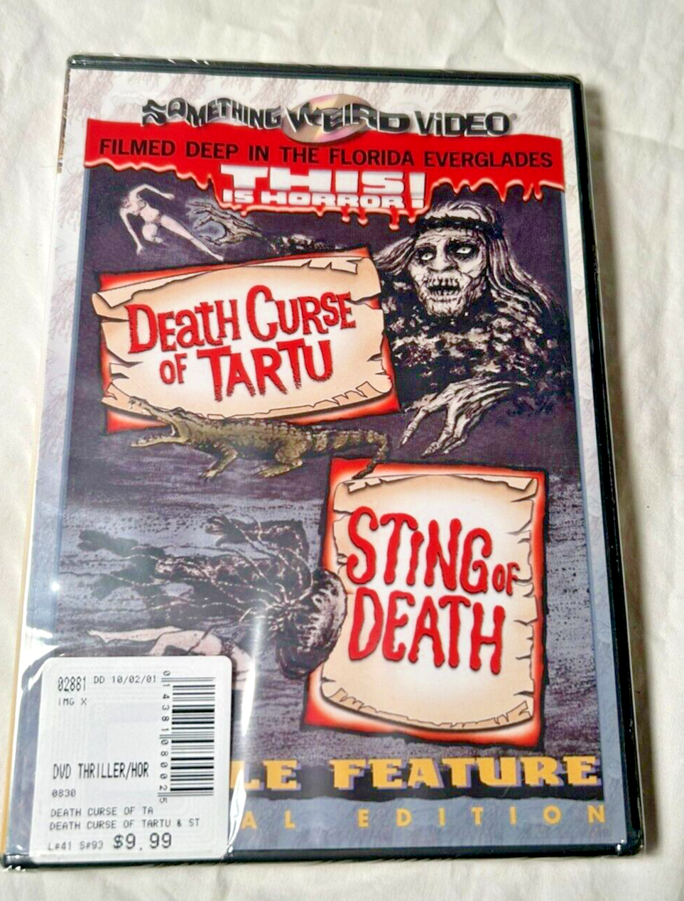 SEALED Death Curse of Tartu/Sting of Death (DVD, Special Ed