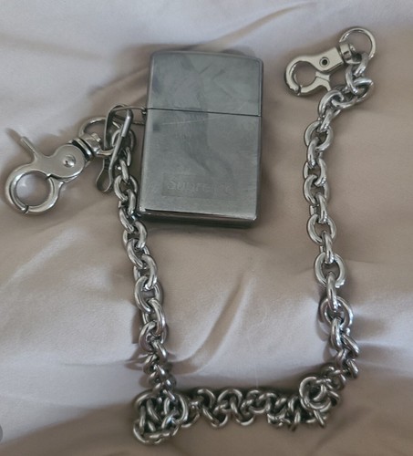 初期supreme zippo キーチェーン　稀少！ Supreme Chain Zippo Silver - SS23 - US