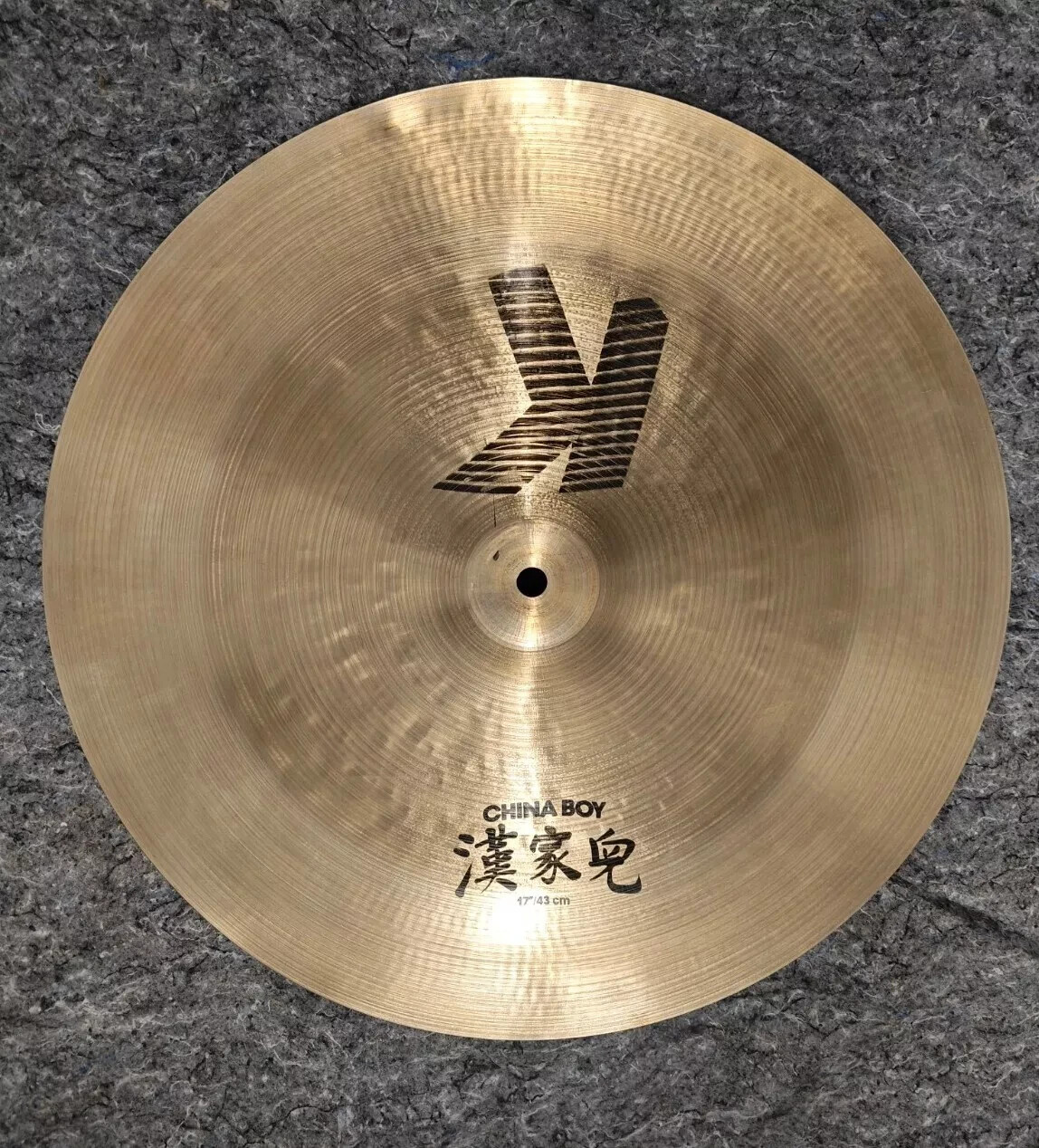 ジルジャン　ドラムシンバル　CHINA BOY 17インチ ⚡Rare Zildjian China Boy Cymbal 17 *FREE US Shipping* 1189g