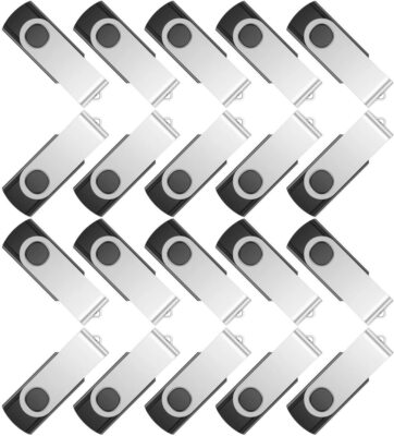 Kootion 5-100 PACK 32GB Metal Swivel USB 2.0 Flash Drive Memory Stick Wholesale 
