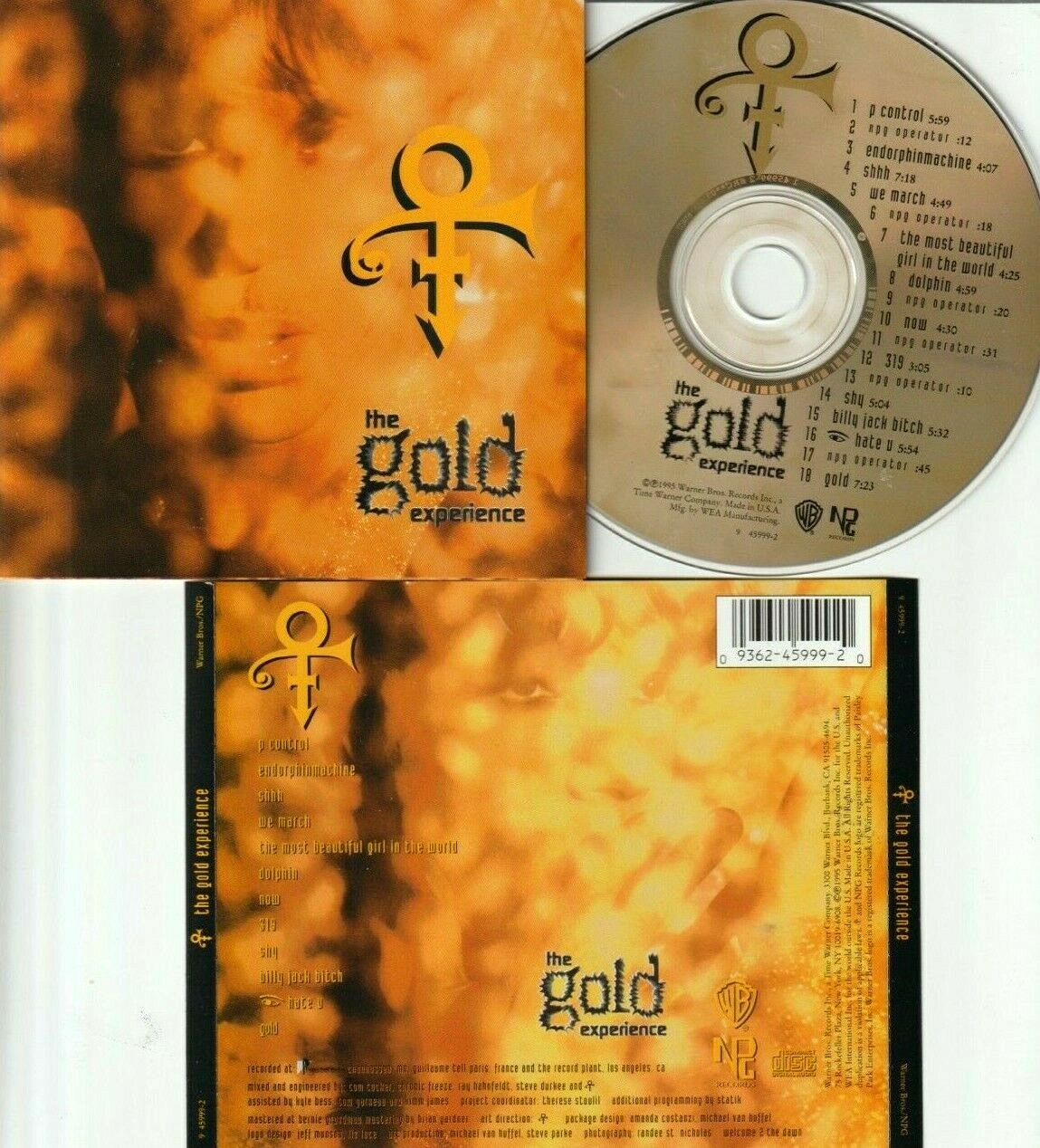 【95年当時ものLP】Prince ‎- The Gold Experience Prince_TheGoldExperience_RSDPr