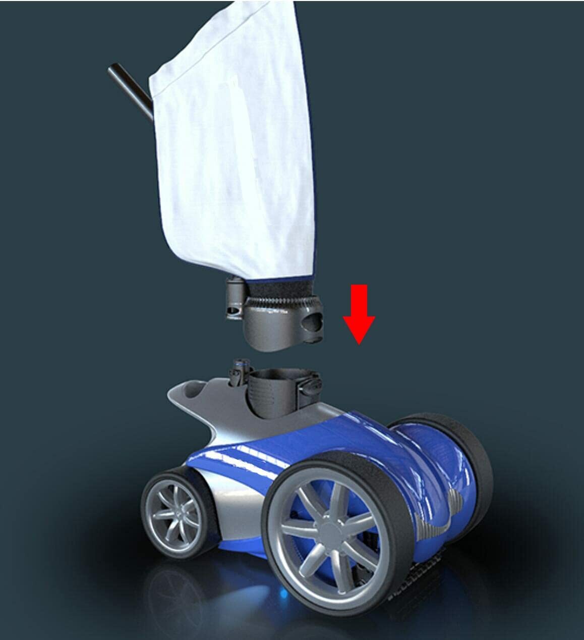 Racer Debris Bag 360240 Replacement For Racer 360228, 360330 Pool Cleaners