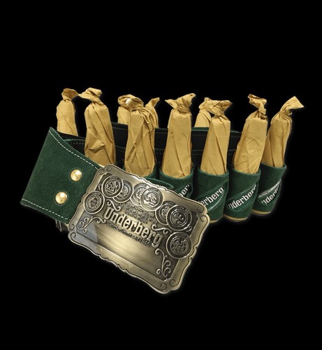 Underberg レザー製ホルスター　ウンダーベルグ　ガンベルト　非売品 Underberg レザー製ホルスター ウンダーベルグ ガンベルト 非売品