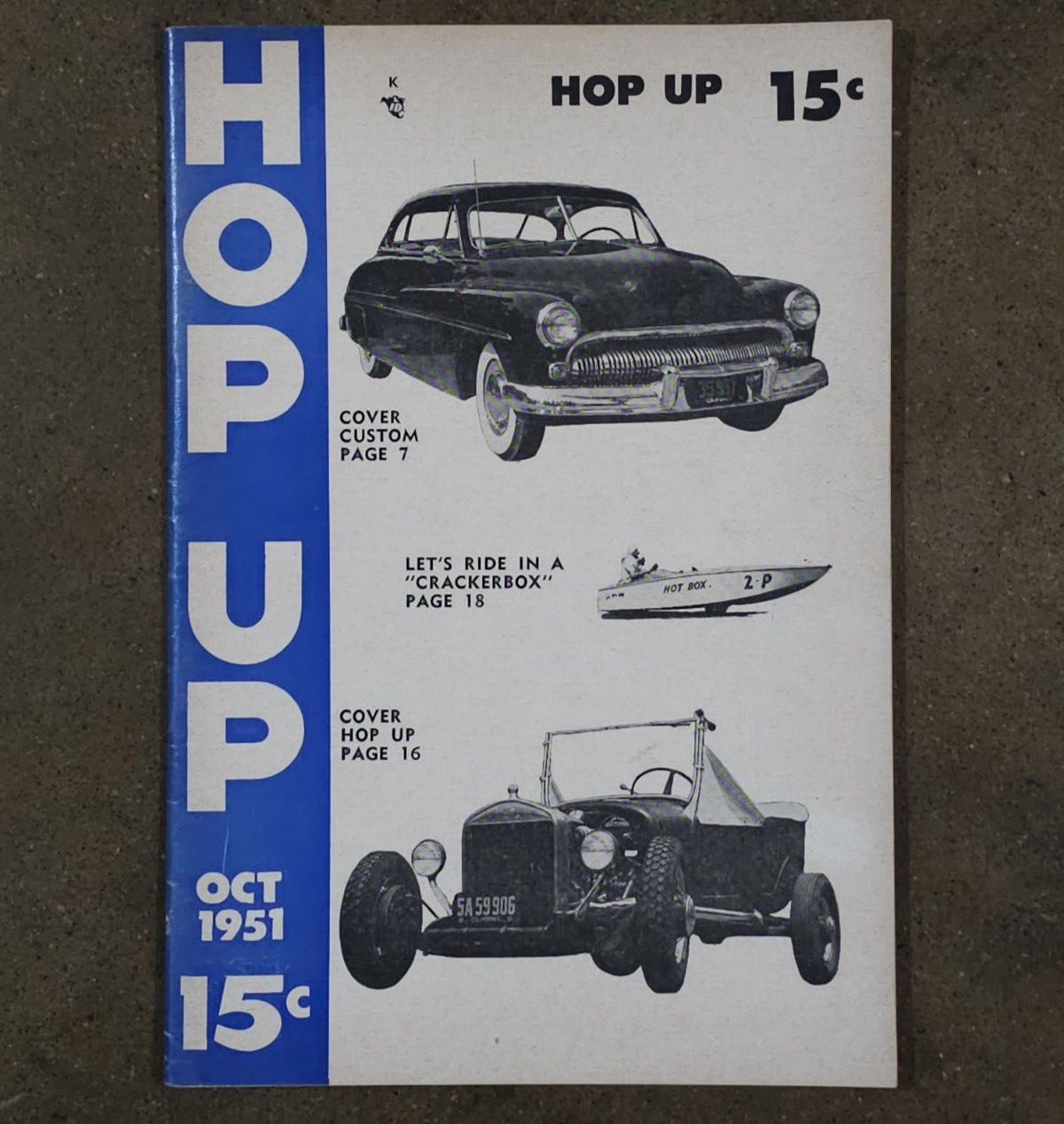HOP UP Magazine 3 1951 Hot Rod Custom SCTA El Mirage