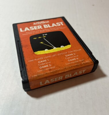 Laser Blast Atari 2600 (Activision, 1981) Tested Working