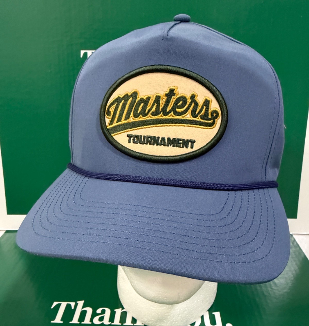 2026 Masters Tournament Performance Rope Hat!!??? 2026 Masters Tournament Logo White Rope Golf Hat Augusta  main image 3