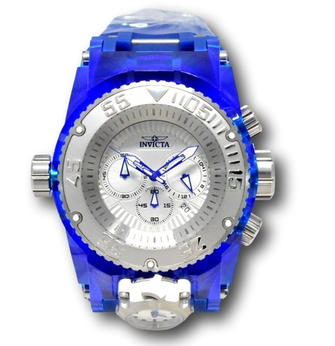 Pre-owned Invicta Bolt Zeus Magnum Shutter Men's 52mm Dual Time Chronograph Watch 43108