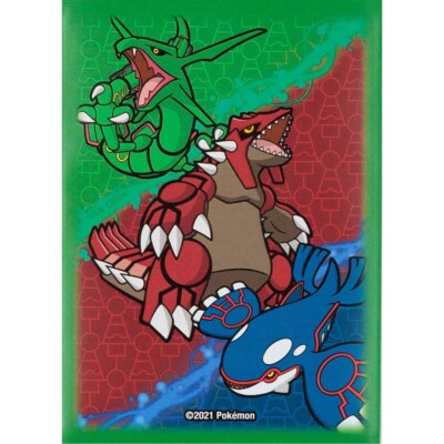 10 protège-cartes Rayquaza & Groudon & Kyogre | Pokemon Center (2022)
