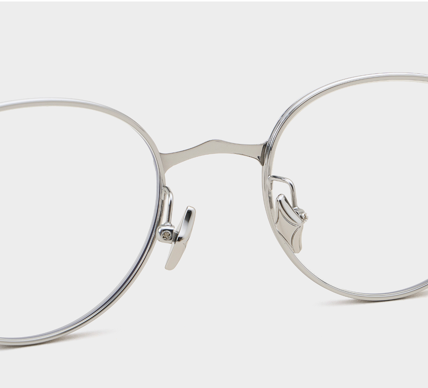 Pre-owned Gentle Monster 2024 Ep 02 Silver Titanium Eyewear Eyeglasses In Clear