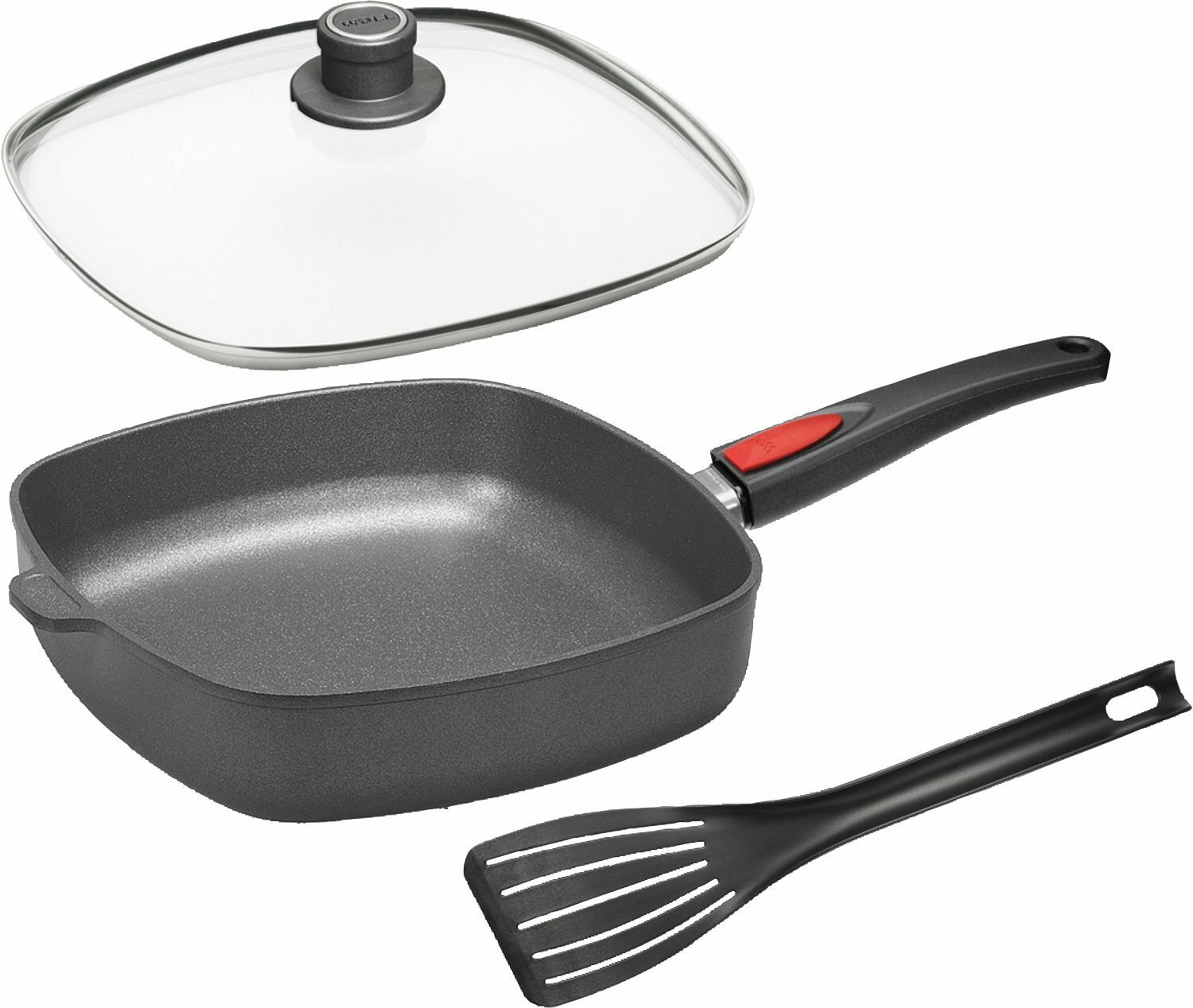 Woll Nowo Titanium Induction Pfanne Set 26 x26 cm inkl. Deckel und  Wender