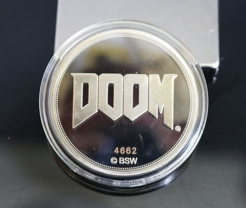 Doom Eternal Limited Edition Coin Official Bethesda Collectible Badge OP #1295