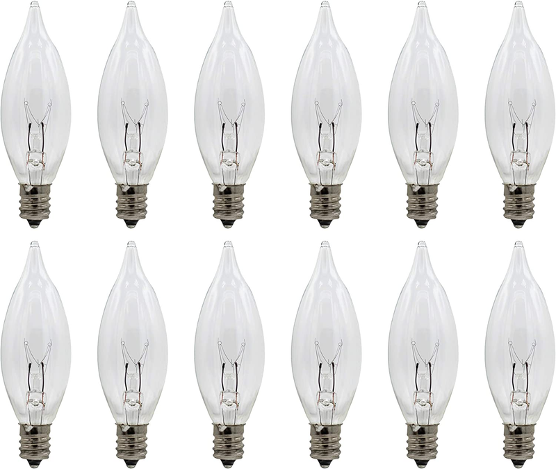 For Electric Candle Lamps, Flame Tip Bulbs For Window