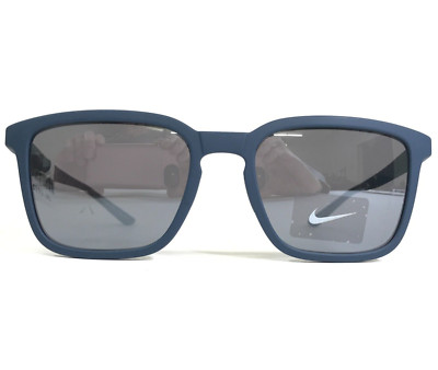 Nike Sunglasses CIRCUIT EV1195 401 Matte Blue Square Frames with Gray Lenses