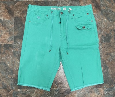 

Зеленые джинсовые шорты Born Fly Sea Flyest, Sea green