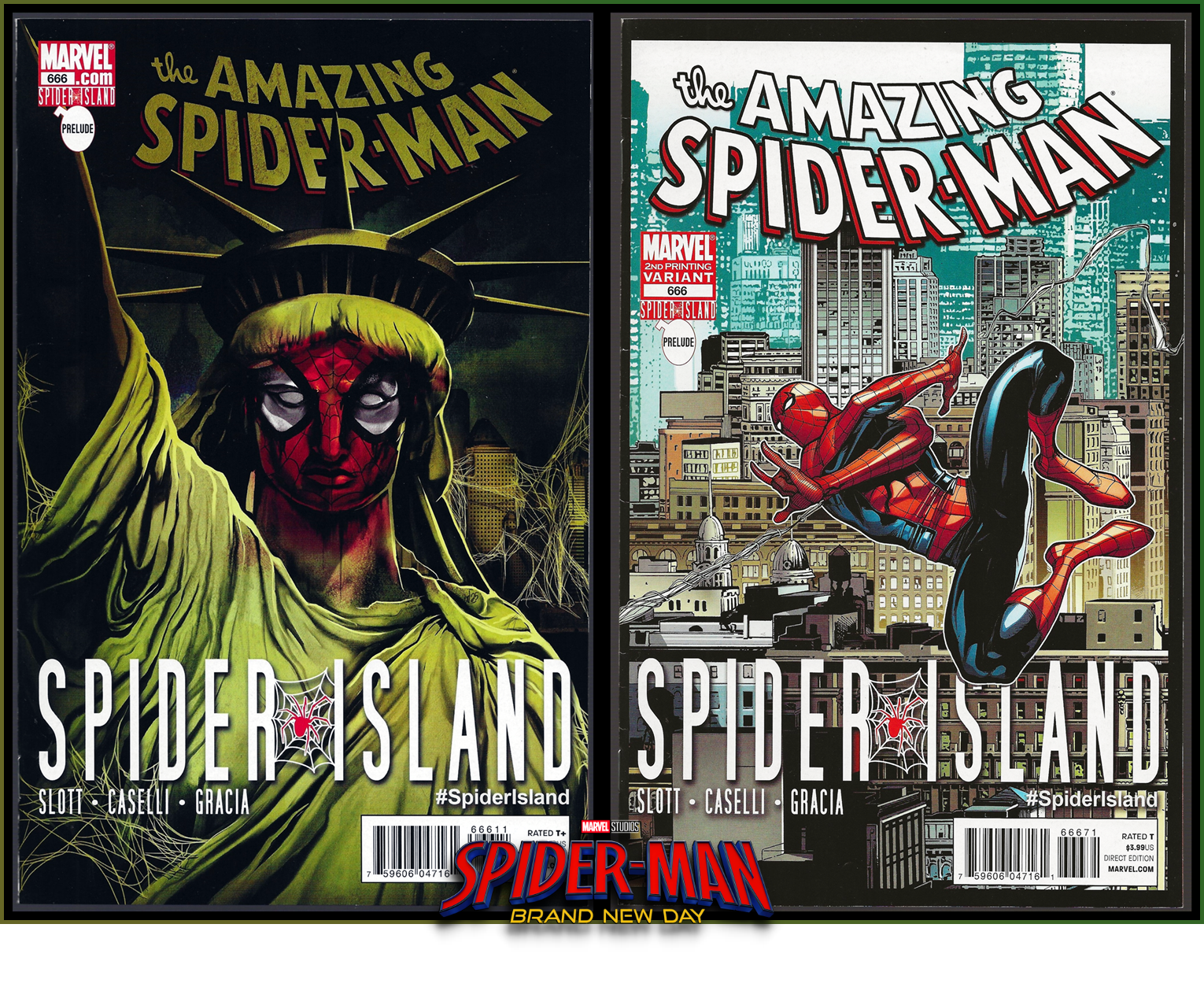 AMAZING SPIDER-MAN #666-A & 666-2ND PRINT (2011) DEL MUNDO VARIANT