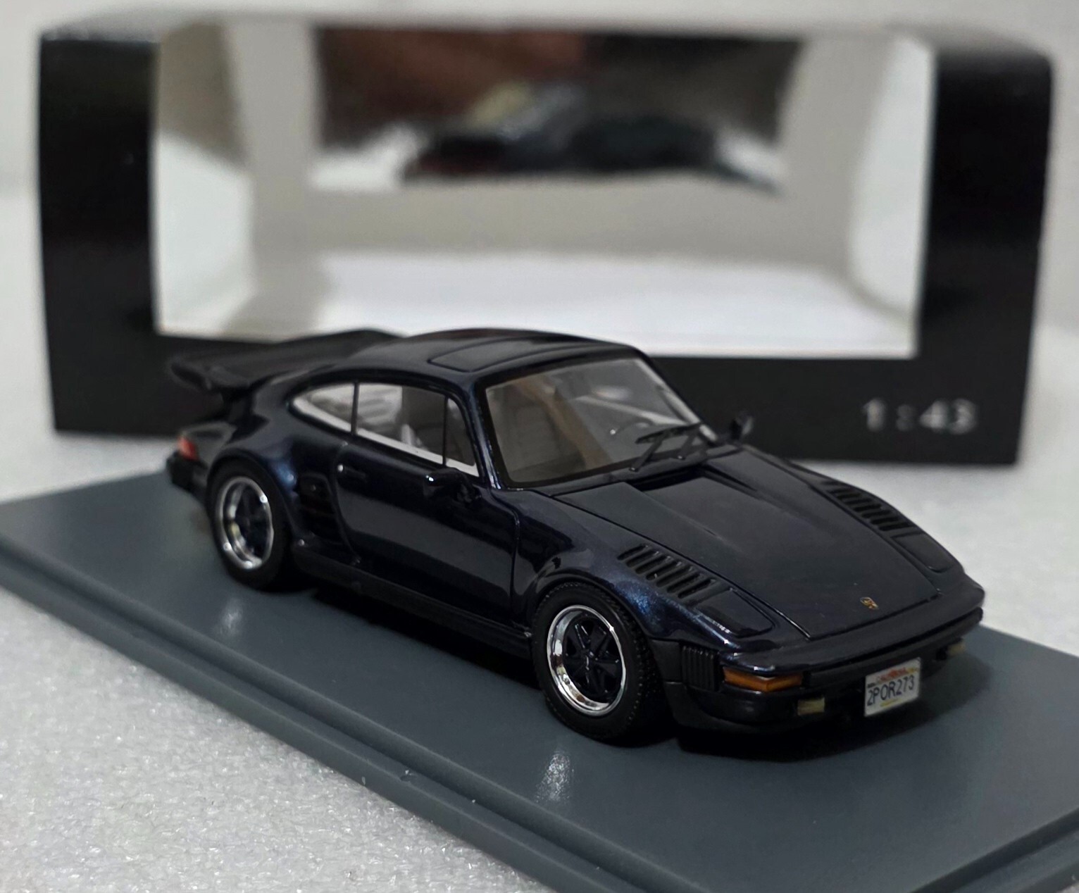 NEO 1/43 ポルシェ911(930)SE Porsche 911 (930) SE Flatnose Turbo USA 1987 Blue 1:43 Neo
