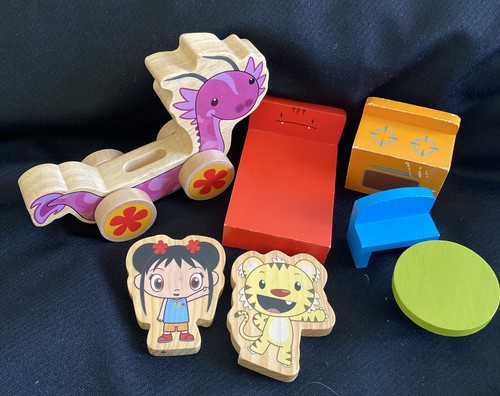 Lot Nickelodeon Ni Hao Kai-lan Playhouse Wood Doll House Playset Replacements (7