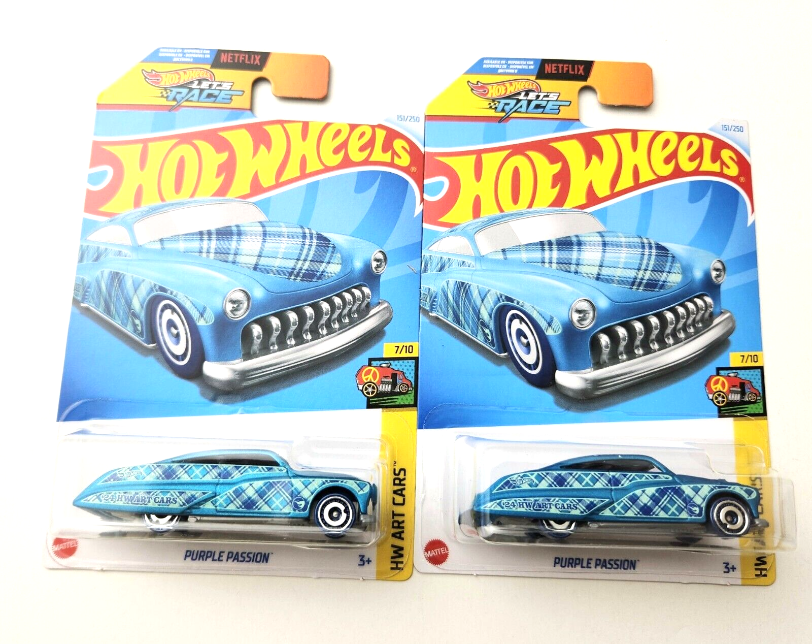 Hot Wheels Purple Passion Blue #151 - 2024 HW Art Cars
