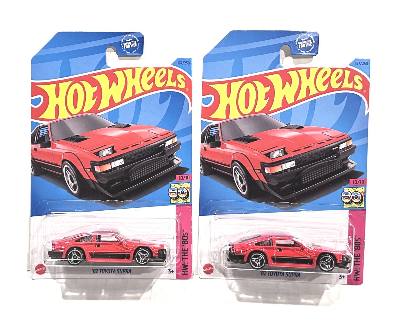 2023 HOT WHEELS J CASE 1982 TOYOTA SUPRA HW THE 80'S 10/10 2023 HOT WHEELS J CASE 1982 TOYOTA SUPRA HW THE 80'S 10/10