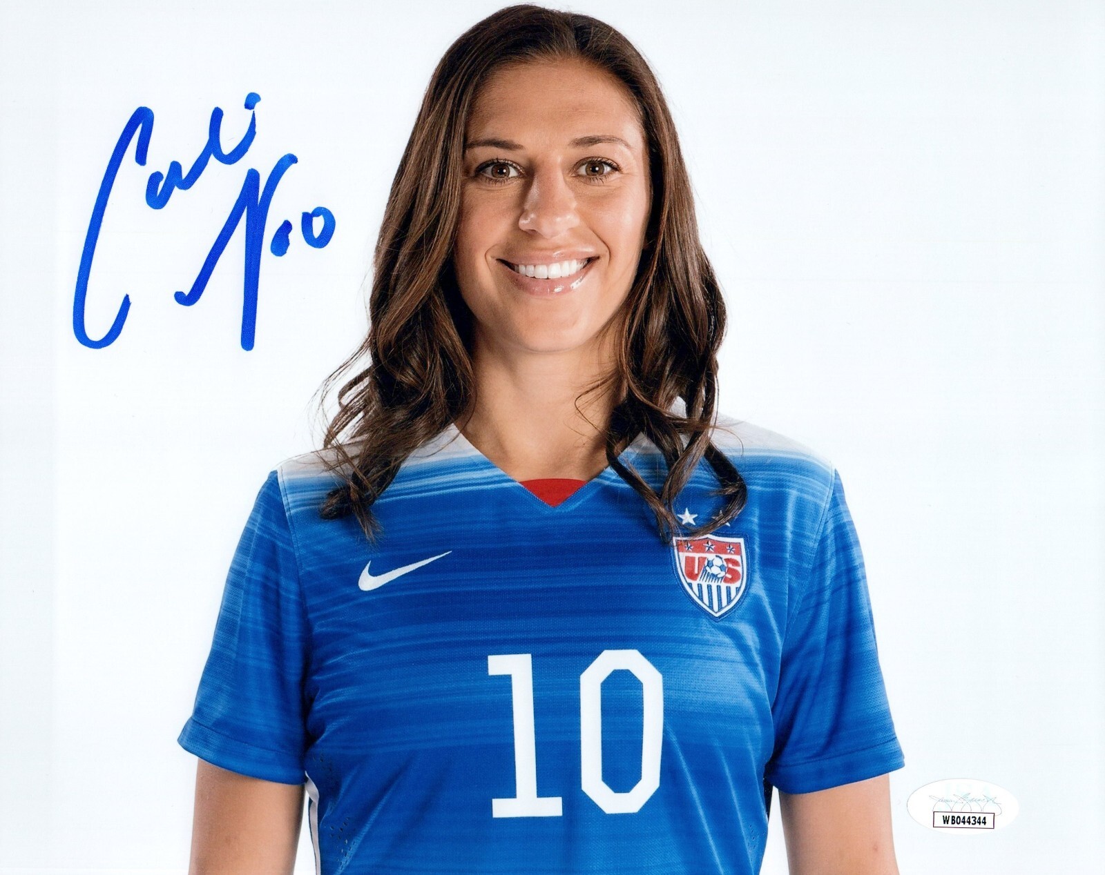 アメリカ代表　カーリーロイド 証明書直筆サイン入りフォト Carli Lloyd CARLI LLOYD AUTOGRAPH SIGNED 8X10 PHOTO #25 USWNT SOCCER