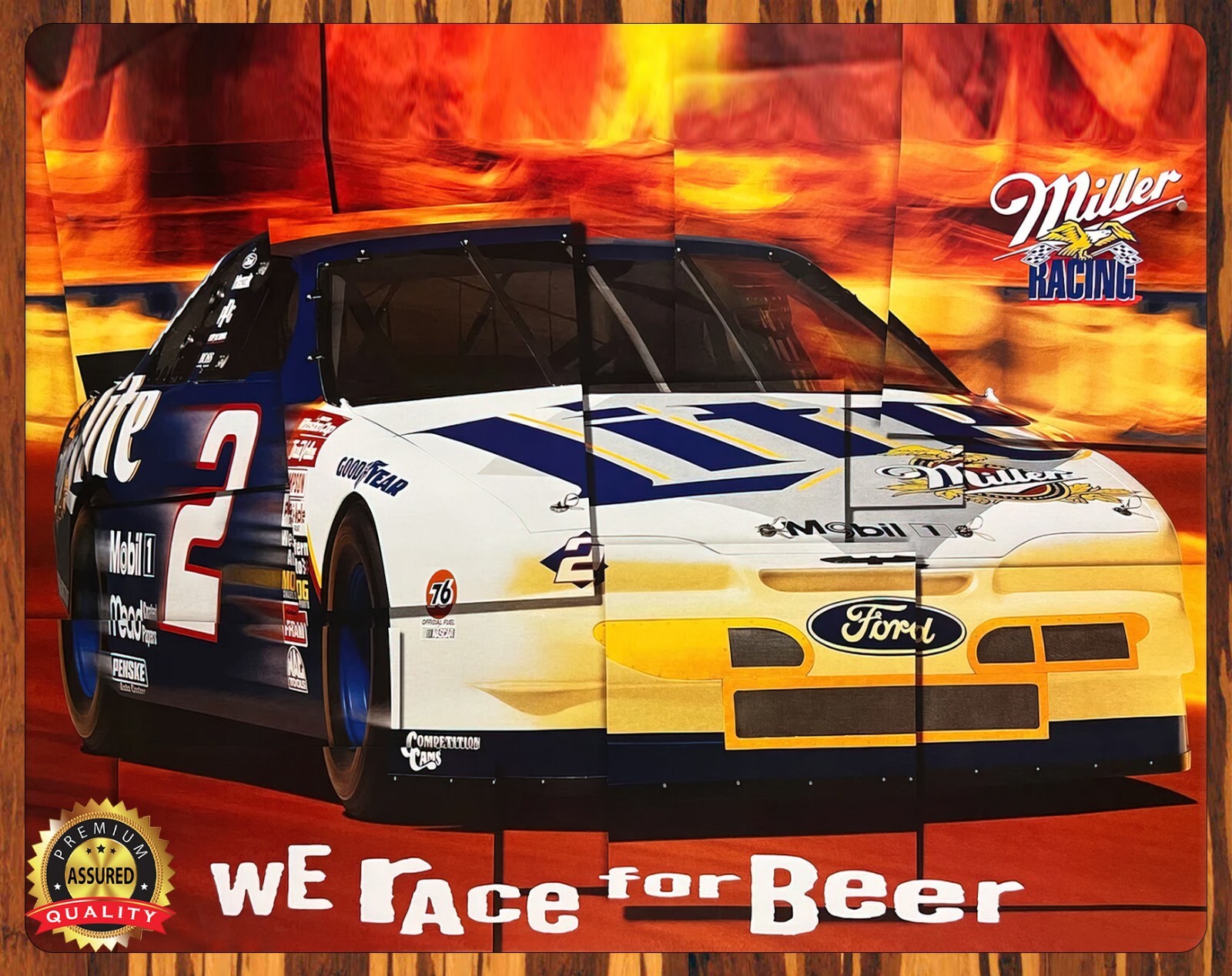 NASCAR プールバーライト　フォード　ミラーライト　ビール　ガレージ NASCAR プールバーライト フォード ミラーライト ビール