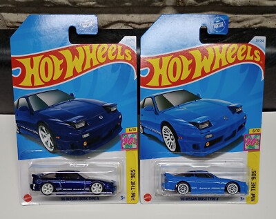 Hot Wheels Super Treasure Hunt '96 Nissan 180sx Type X With Bonus Standard 180sx