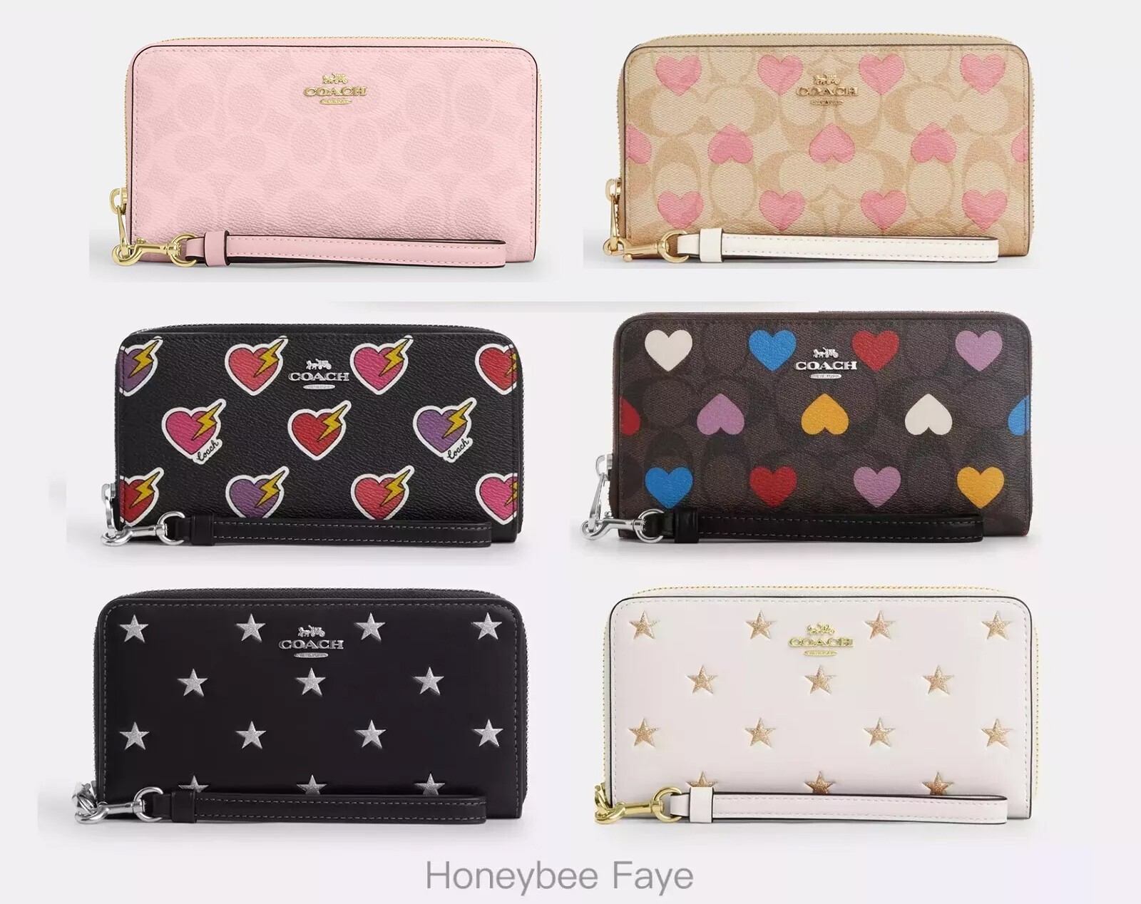【COACH】紫〇花柄 Long Zip Around Wallet☆ギフトボックス COACH】紫〇花柄 Long Zip Around Wallet☆ギフトボックス Coach