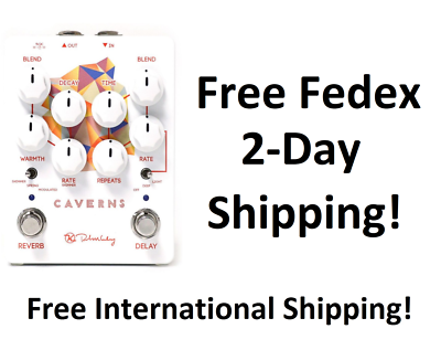 新品 Keeley Electronics Caverns Delay V2 Keeley Caverns Delay/Reverb V2 - Catverns B's Music Shop
