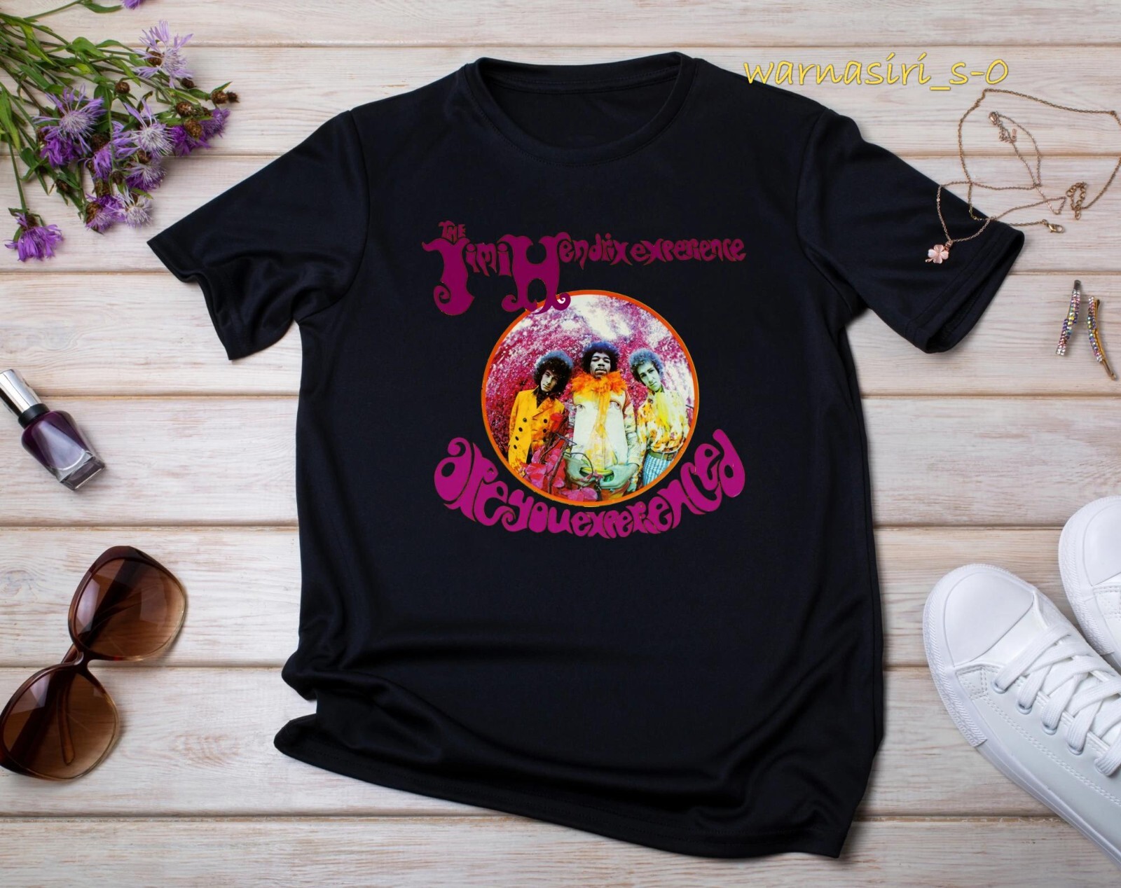 The Jimi Hendrix Experience Tシャツ THE JIMI HENDRIX EXPERIENCE NEW WHITE T SHIRT