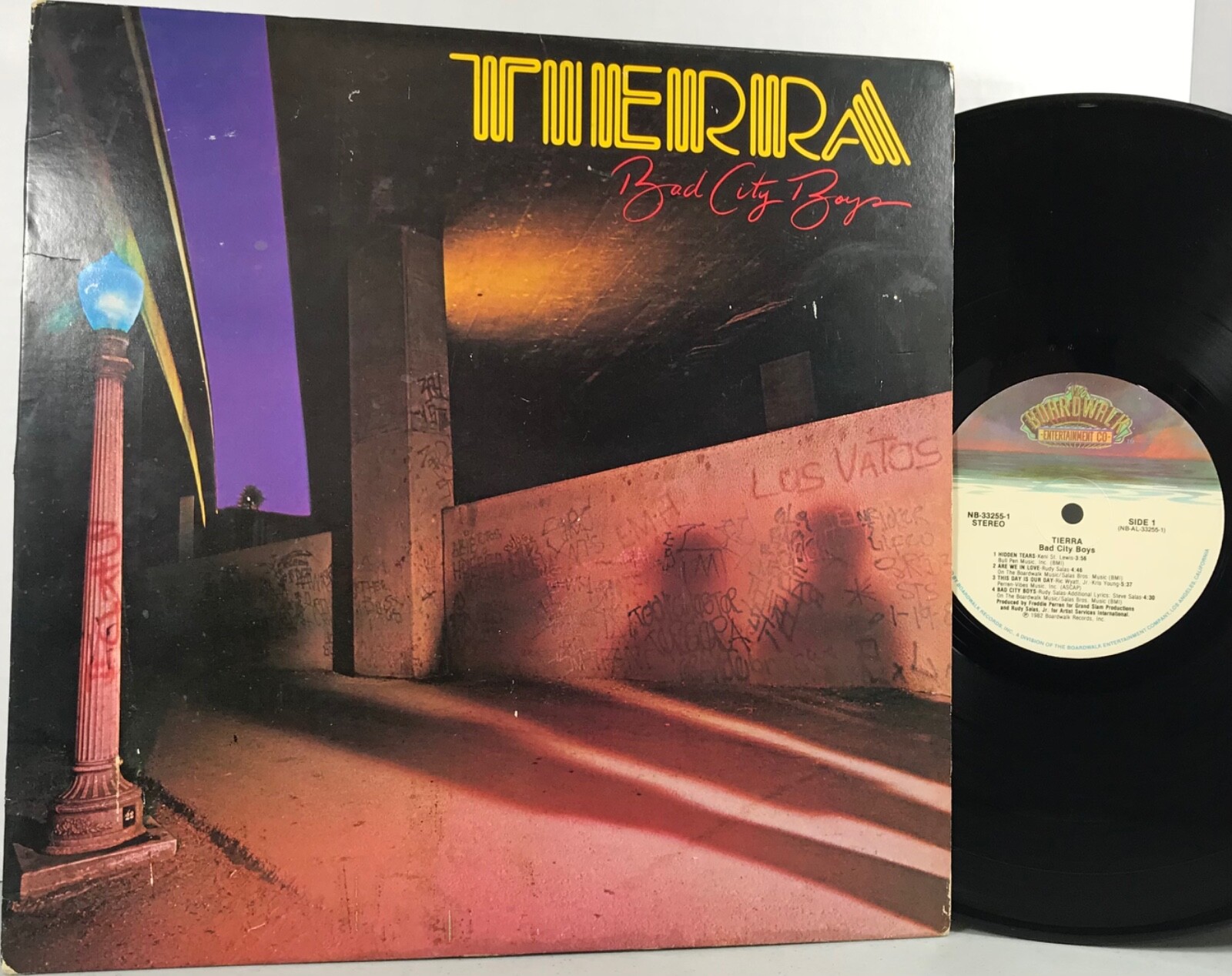 Tierra Bad City Boys 1982 Boardwalk Entertainment NB 33255-1 Tierra Bad City Boys 1982 Boardwalk Entertainment NB 33255-1