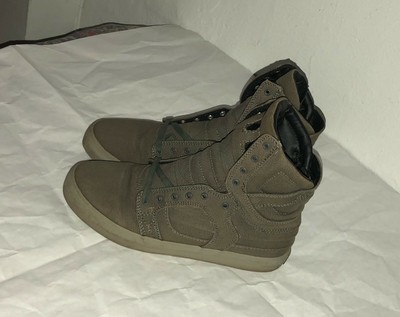 Supra Skytop Kids Purple Suede Youth Hightop Shoes Size 2M New//Defects