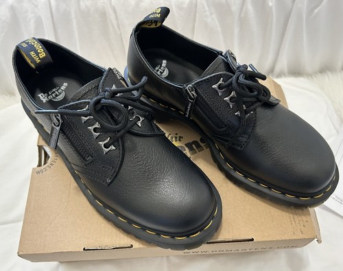 Dr. Martens 1461 lace up スエード ブラック 美品 Dr. Martens 1461 Slip Resistant Black Leather Oxford Shoes