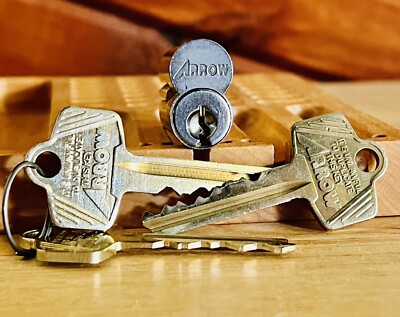 Arrow SFIC Lock Core W/ Control & Operating Keys Locksport Locksmith 