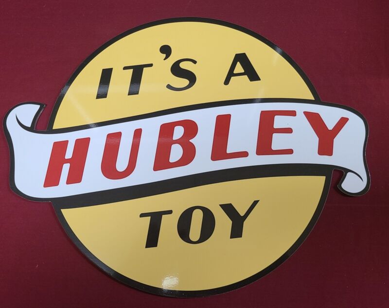 Hubley Toy Sign - Hubley Cast Iron Toys