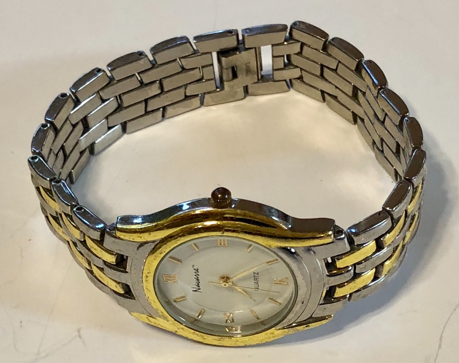 Men's Nice ST & GT Navarre Quartz  Watch for Parts or Repair