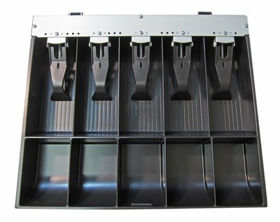 APG VPK-15B-2A-BX Vasario Series Standard-Duty ABS Plastic Till for Cash Draw...