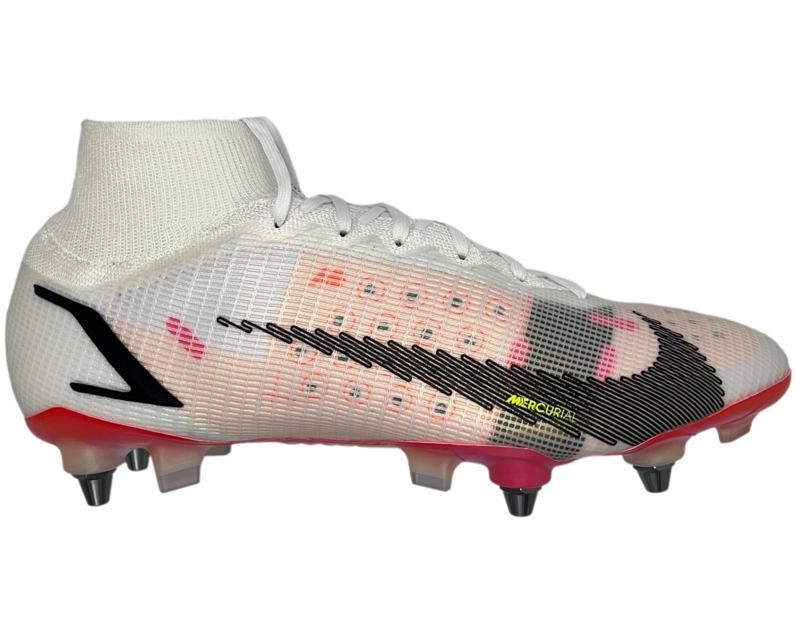 Pre-owned Nike Men's Mercurial Superfly 8 Elite Sg-pro 'rawdacious' Cleats Dd3688-122 In White