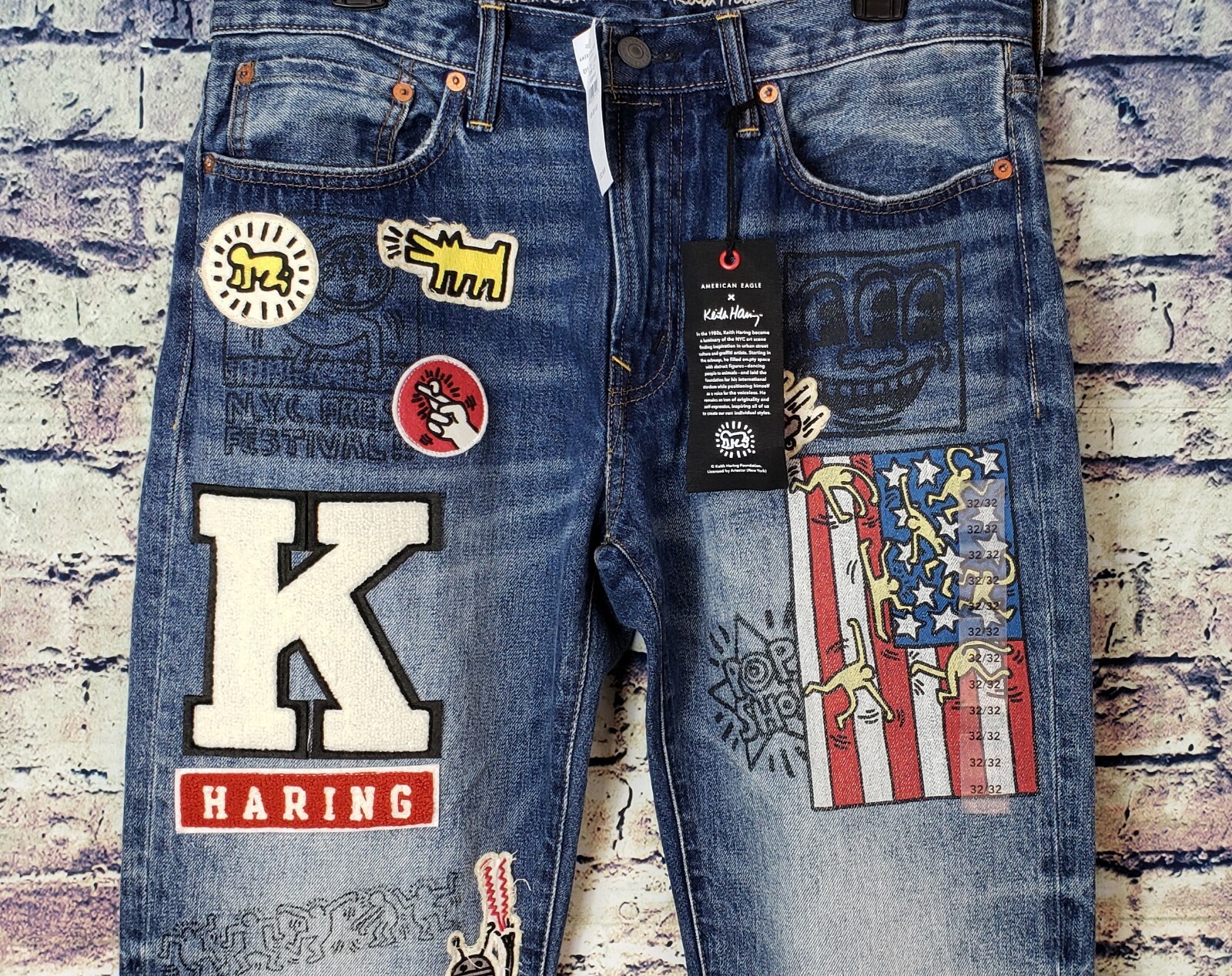 AMERICAN EAGLE × Keith Haring ジーンズ　サイズ34 $_57.JPG?set_id=8800005007