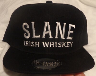 Slane Irish Whiskey Golf Hat...Black...Baseball Style...NEW