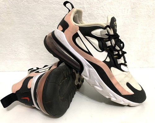 nike air max 270 react black bleached coral