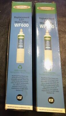 (2) Aqua Fresh Replacement LG Water Filters WF600