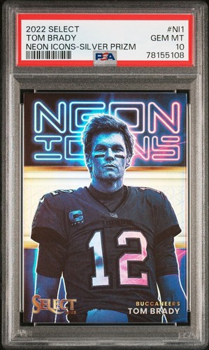 Tom Bradyサイン入り Facsimile Autographed Tom Brady New England Blue Reprint