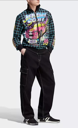 【adidas Originals by JEREMY SCOTT】ジャケット Adidas Originals x Jeremy Scott Varsity Jacket Green Size XL