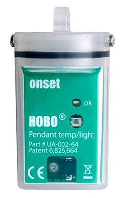 UA-002-64 Pendant 64K Light and Temperature Data Logger