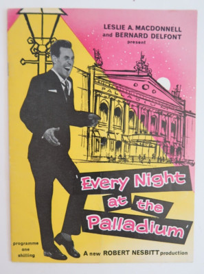 Every Night at the Palladium Macdonnell Delfont Robert Nesbitt Program Souvenir