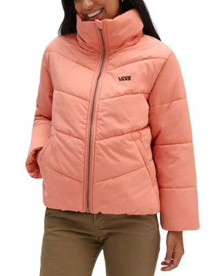 Vans Foundry V Puffer MTE Jacket Женская терракотовая повседневная спортивная одежда Верхняя одежда